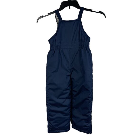 Carters Youth Unisex Small (4) Ski Pants Snow Bibs Snowboard Insulated Navy Blue - Picture 3 of 9